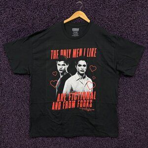 Twilight The Only Men I Like are From Forks T-Shirt Size 2XL